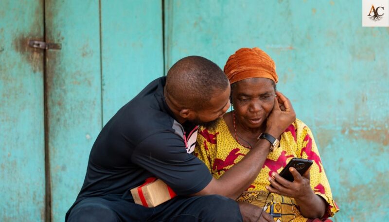 Africans honoring elders